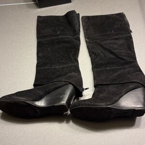 Fergalicious Black Over the Knee Boots